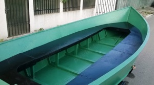 Barca fibra 4 m cu peridoc inmatriculat si motor electric - imagine 7