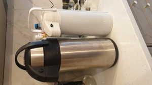 Termos argintiu cu pompa - imagine 2