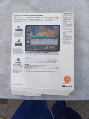 CD inregistrare Win 95+Win95 PLUS cu product key  - imagine 2