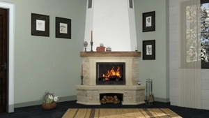 Semineu rustic Crecy - imagine 2