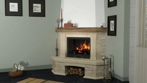 Semineu rustic Crecy - imagine 4