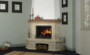 Semineu rustic Crecy - imagine 3