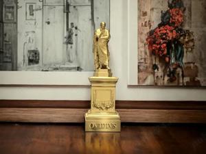 Statuetă Ovidius pe soclu 17cm - imagine 6