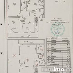 Otopeni-Oituz penthouse 4 camere toate utilitatile 2 locuri parcare - imagine 10