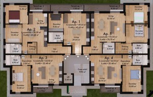 GREEN RESIDENCE | Apartamente Noi cu 2 si 3 camere | Micro 17 - imagine 5