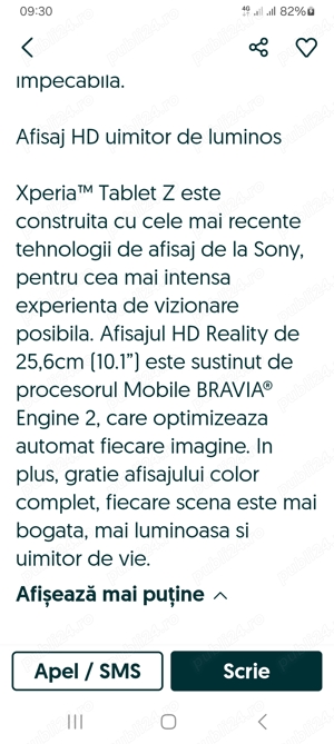 vind tableta Sony X Peria 10 inchi - imagine 2
