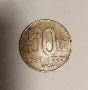 Vând moneda 50 lei an 1991