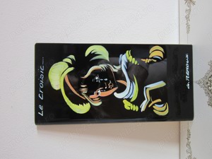 cadou rar Placa ceramica pictata semnata colectie Franta