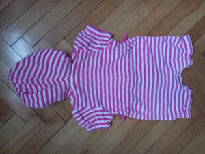 Body cu gluga bebe fata NOU cu ETICHETA de firma DEOSEBIT 0   3 luni - imagine 2