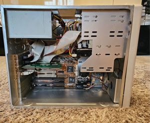 Calculator Pentium 1 socket 7 CNC , Retro Gaming , SLOT ISA , Vintage PC , Buton TURBO - imagine 4