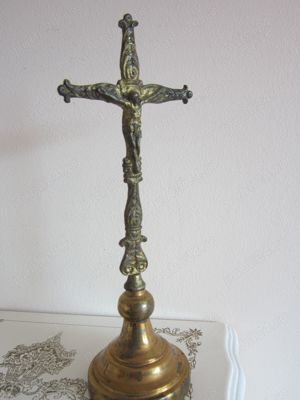 cadou rar Crucifix Cruce de colectie vintage Franta anii 1930