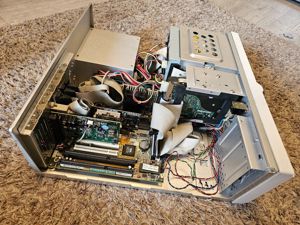 Calculator PC, Vechi, SLOT 1,Pentium 2,CNC,Slot ISA,Retro Gaming,Windows 98, BUTON TURBO, Vintage ! - imagine 5