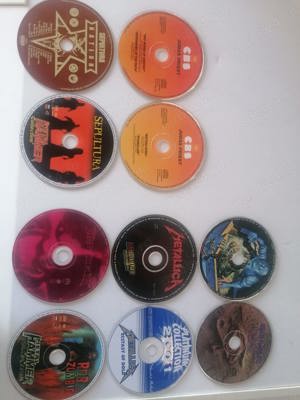 10 CD-uri Rok ,Megadeth,Sepultura,Judas Priest,Metalica,Iron Maiden