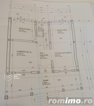 Teren 325 mp, cu constructie la rosu, comuna Zadareni - imagine 4