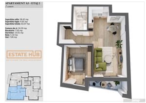 Apartamente premium 2 camere standarde NZEB zona centrala - imagine 5