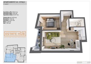 Apartamente premium 2 camere standarde NZEB zona centrala - imagine 6