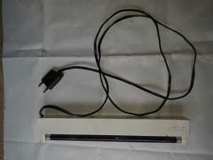 corp neon de 8w,la priza direct sau cu intrerupator,cu neon alb si mov - imagine 2