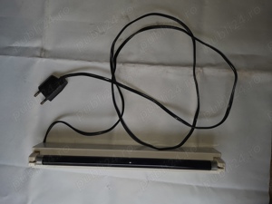 corp neon de 8w,la priza direct sau cu intrerupator,cu neon alb si mov - imagine 3