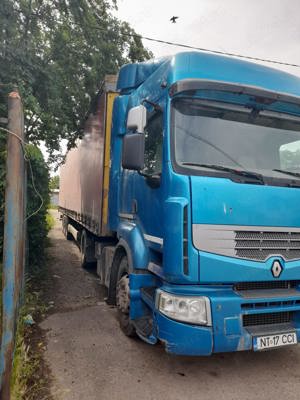 Vand   rate   schimb sau inchiriez ansamblu cap Renault Premium E5 (Volvo)+ semiremorca Krone 2011 - imagine 3