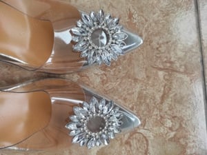 Sandale transparente nr 42