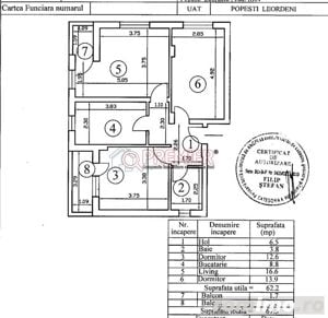 Popesti Leordeni - 3 camere mobilat utilat - imagine 3