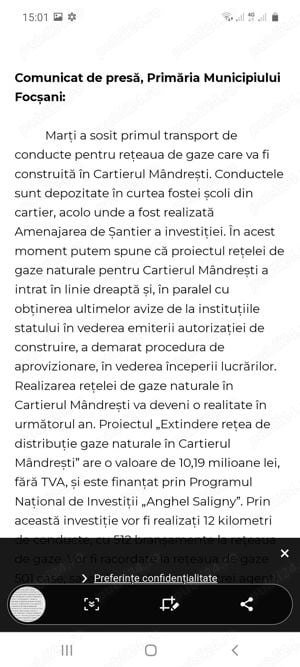 Vînd casa 3 camere mobilată la cheie in Focșani  cartier Mîndrești - imagine 10