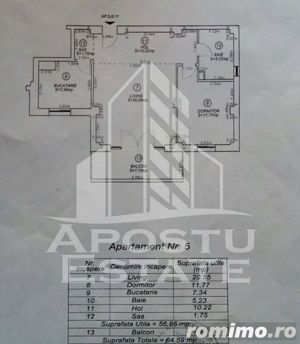 Apartament decomandat cu 2 camere, etaj 1, bloc nou, zona Aradului - imagine 9