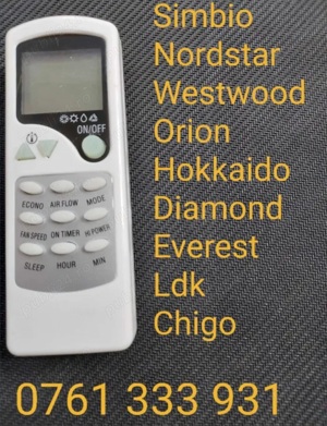 Telecomanda aer conditionat  - imagine 5