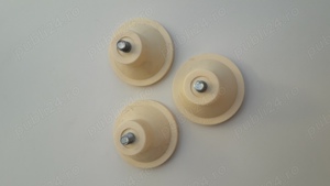 Picior mobilier conic, culoare bej, inaltime aprox. 50 mm, surub M10 - imagine 2