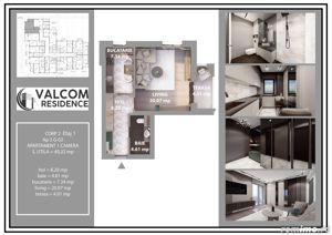 Valcom Residence Bartolomeu, Garsoniera terasa 4.01mp,  Comision 0% - imagine 6