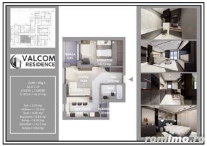 Valcom Residence Bartolomeu,  Studio, terasa 4.03mp,  Comision 0% - imagine 6