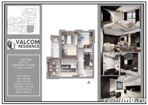 Valcom Residence Bartolomeu, 2 camere, terasa 8.04mp,  Comision 0% - imagine 6