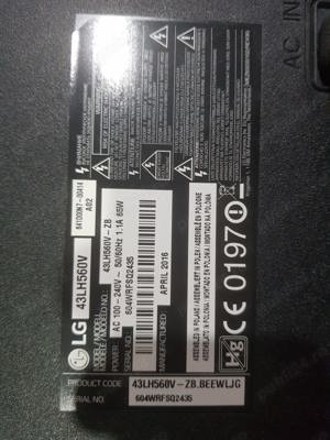 set 2 difuzoare eab63651401 6ohm 5w de pe tv LG 43lh560v - imagine 7