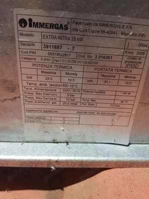 ventilator centrala e21co002n de pe centrala immergas 28kw - imagine 2