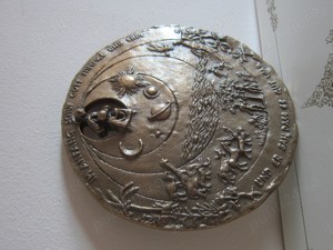 cadou rar Creatia Geneza sculptura bronz colectie Hermann Schilcher - imagine 4