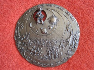 cadou rar Creatia Geneza sculptura bronz colectie Hermann Schilcher - imagine 6