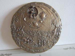 cadou rar Creatia Geneza sculptura bronz colectie Hermann Schilcher - imagine 2