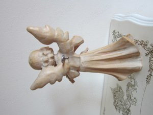 cadou rar Inger cu vioara sculptura lemn colectie Germania 1960 - imagine 2