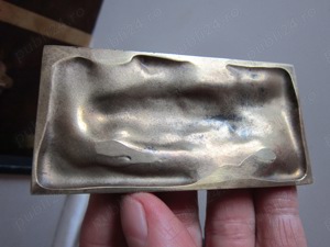 cadou rar sculptura bronz Sfanta María Soledad colectie 1960 - imagine 4