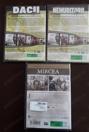 DVD filme sigilate - Sergiu Nicolaescu : DACII, NEMURITORII, MIRCEA - imagine 2