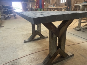 Masa masiv stejar rustic