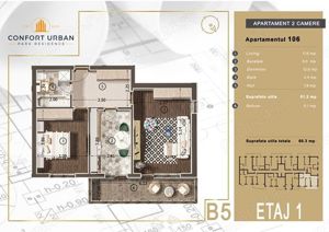 Apartament 2 camere decomandat,incalzire in pardoseala, Confort Urban Rahova - imagine 13