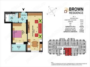 Apartament tip studio, metrou Aparatorii Patriei, Brown Residence - imagine 6