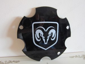 Emblema auto logo Dodge metalic Cap Berbec alb/negru si rosu/negru - imagine 2