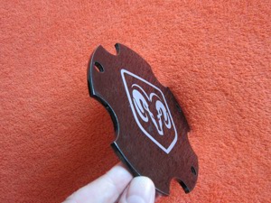 Emblema auto logo Dodge metalic Cap Berbec alb/negru si rosu/negru - imagine 6