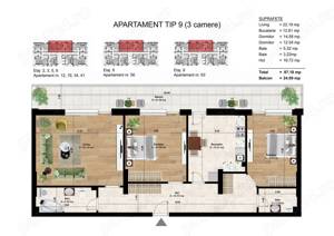 Apartament 3 camere, spatios, langa Parcul Tudor Arghezi - imagine 9