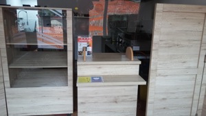 Vand rafturi diferite marimi, sertar pt bani tabla reclama - imagine 6