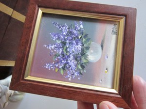 cadou rar tablouri picturi ulei semnate 3 miniaturi colectie Germania - imagine 4