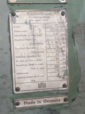 presa cu excentric 25 tf - imagine 5