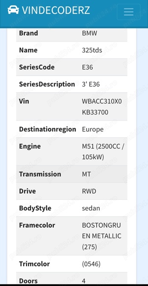 BMW 325tds 1994 - imagine 8